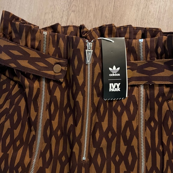 Adidas IVY PARK Brown Patterned Cargo Pants - Picture 6 of 12